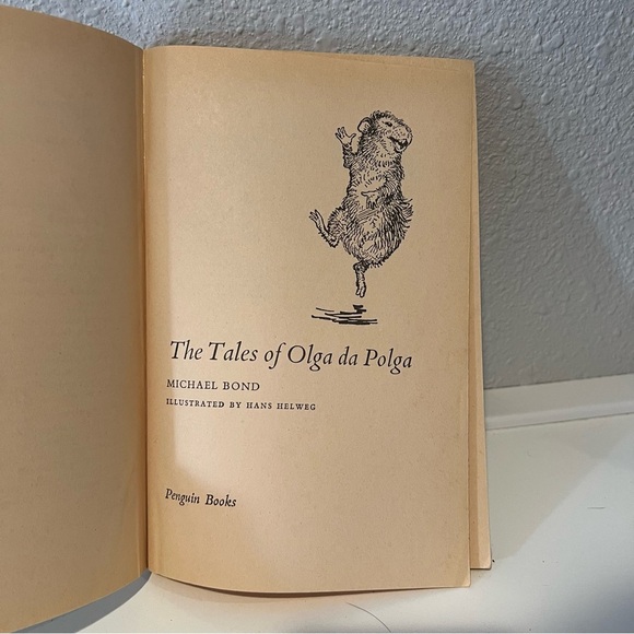 Vintage 1972 Tales of Olga da Polga Michael Bond Young Puffin Original - Picture 4 of 5